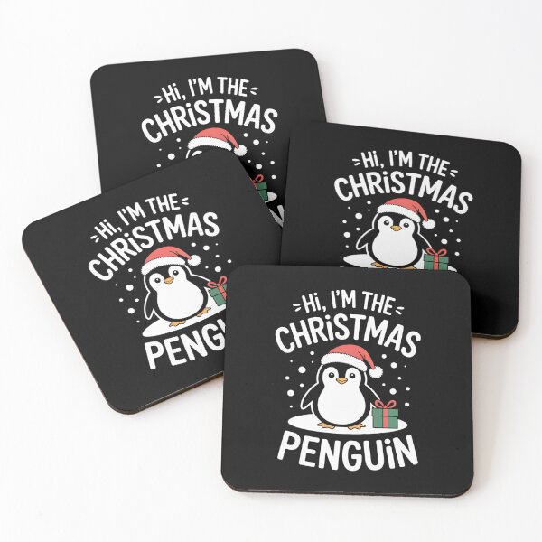 Item preview, Hi, I’m the Christmas Penguin with Gift and Santa Hat designed and sold by Gogetgiggles.