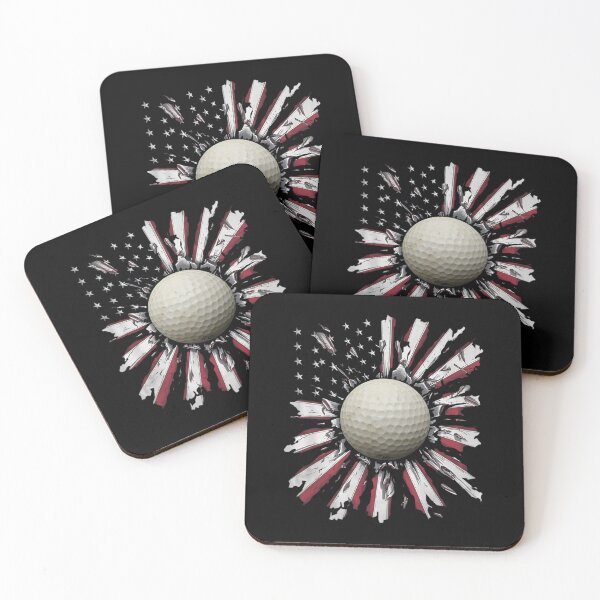 Item preview, American Flag Golf Ball Explosion – Patriotic Golf Lover Design designed and sold by LashondaGreen89.