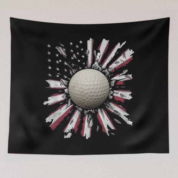 Item preview, American Flag Golf Ball Explosion – Patriotic Golf Lover Design designed and sold by LashondaGreen89.