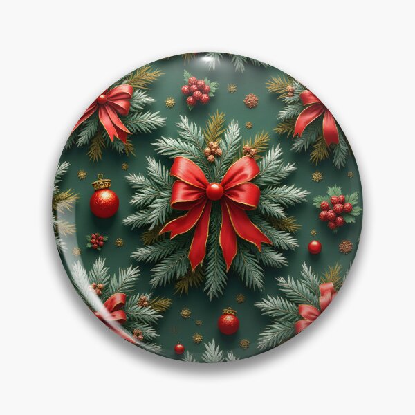 Item preview, Christmas tree branches with red bows designed and sold by BDLdesigns.