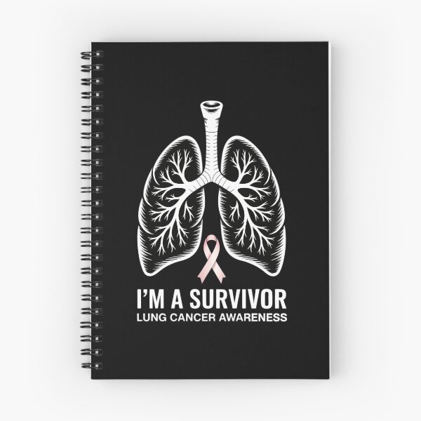 Item preview, I'm A Survivor Lung Cancer Awareness Month White Ribbon designed and sold by PunkNation-Arts.