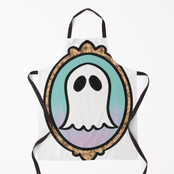 Item preview, Cute Ghost in Antique Gold Frame designed and sold by sleepyheadedbb.