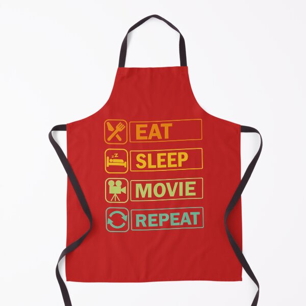 Item preview,  Eat Sleep Movie Repeat. Funny Movie Quote, Film Buff, Movie Lovers designed and sold by DesignHouse07.