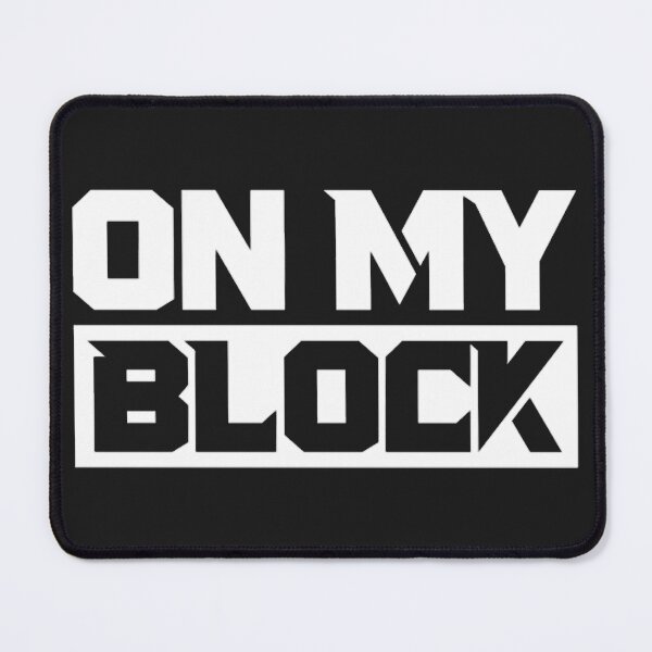 Item preview, on my block typo black and white designed and sold by GrawFurniture.