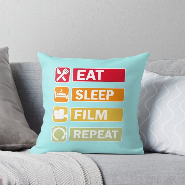 Item preview, Eat Sleep Film Repeat. Film lover, Movie Enthusiast designed and sold by DesignHouse07.