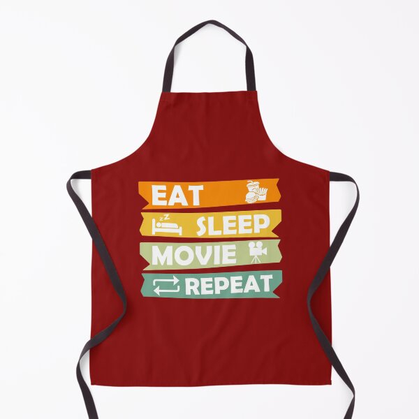 Item preview, Eat Sleep Movie Repeat, Funny Movie Quote, Movie Lover designed and sold by DesignHouse07.