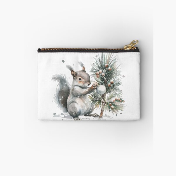 Item preview, Cozy Winter Woodland Animals • Squirrel Art designed and sold by Eagle Falls Animal Creations.