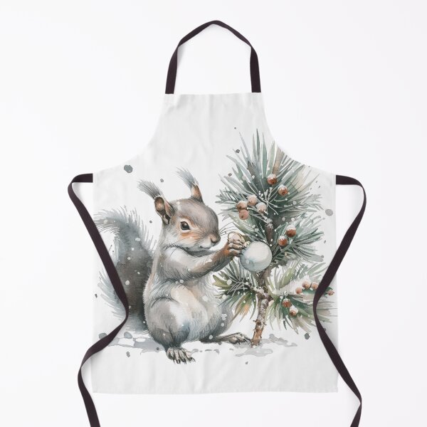 Item preview, Cozy Winter Woodland Animals • Squirrel Art designed and sold by Eagle Falls Animal Creations.