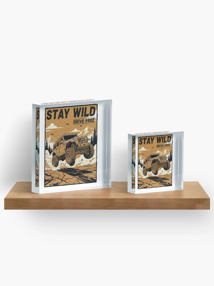 Thumbnail 3 of 5, Acrylic Block, Into the Wild Ride designed and sold by Ravian Reva.