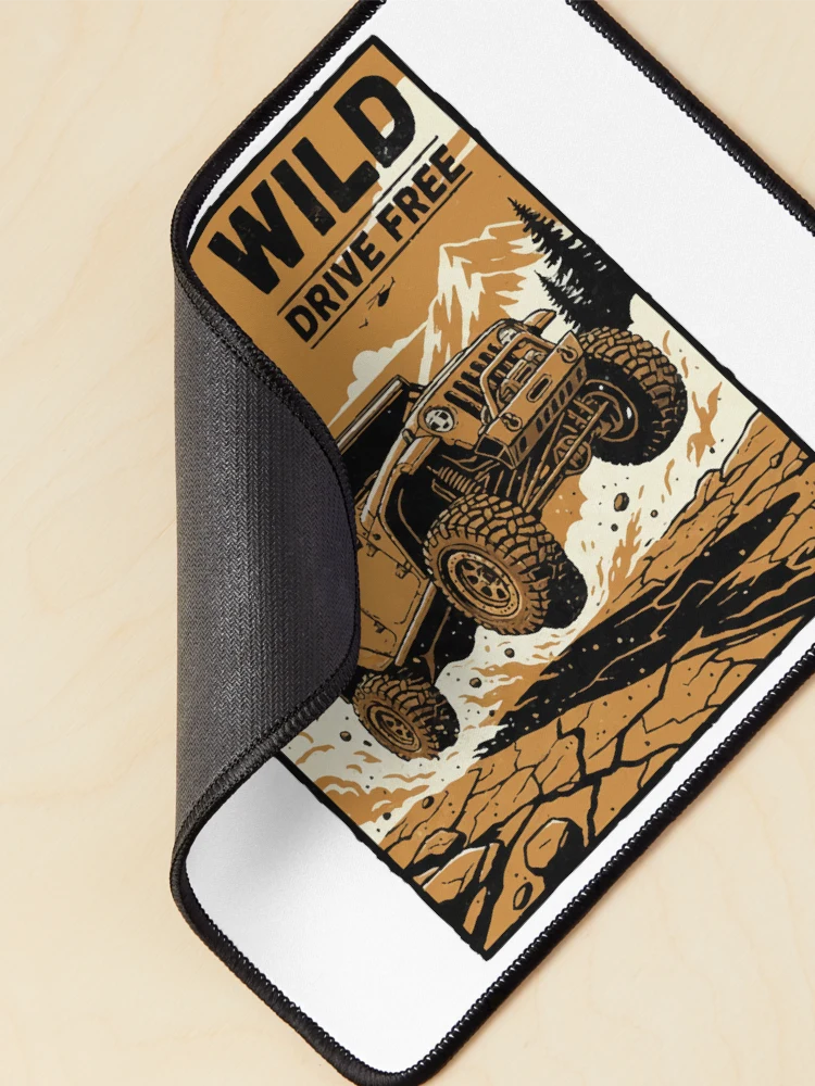Thumbnail 2 of 5, Mouse Pad, Into the Wild Ride designed and sold by Ravian Reva.