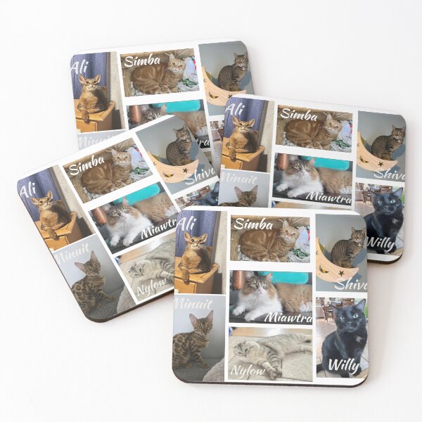 Item preview, Unique Portraits of My 7 Cats – Feline Love, Diversity & Personality designed and sold by DigitalSkyfall.
