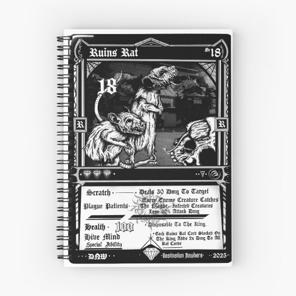 Item preview, Ruins Rat (DNW Trading Card) designed and sold by Destination  Nowhere.