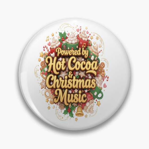 Artikelvorschau, Angetrieben von heißer Schokolade und Weihnachtsmusik entworfen und verkauft von Tom-NatFun.