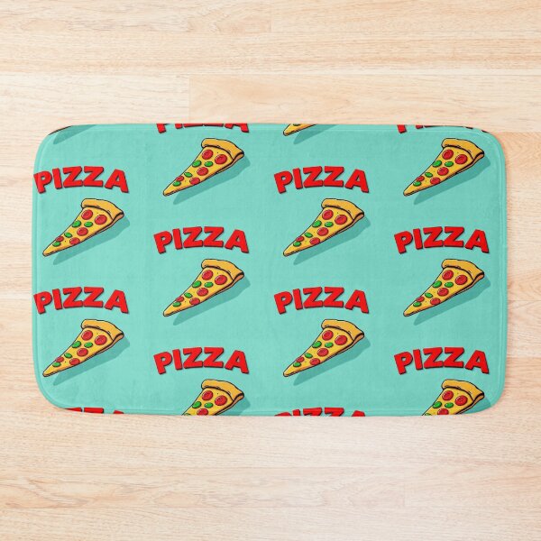 Item preview, Light Blue Slice Of Pizza Pop Art Collection designed and sold by SaucyFoodTruck.