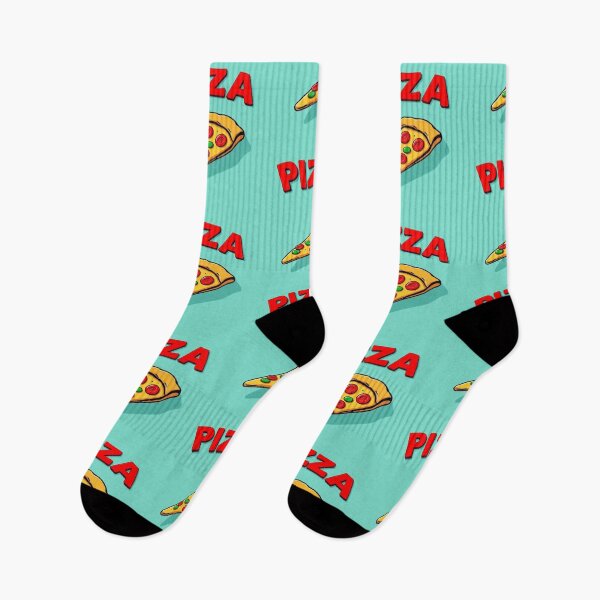 Item preview, Light Blue Slice Of Pizza Pop Art Collection designed and sold by SaucyFoodTruck.