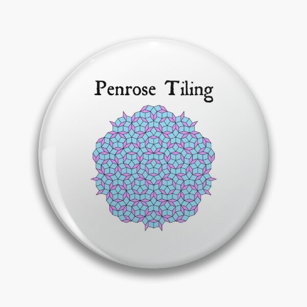 Item preview, Nerdy Vintage Penrose Tiling Science Teacher Black Text designed and sold by MathWare MathClips.