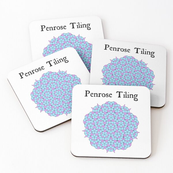 Item preview, Nerdy Vintage Penrose Tiling Science Teacher Black Text designed and sold by MathWare MathClips.