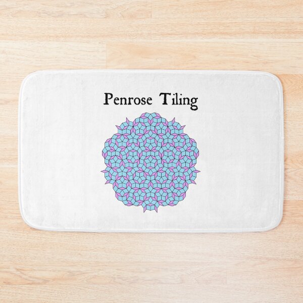 Item preview, Nerdy Vintage Penrose Tiling Science Teacher Black Text designed and sold by MathWare MathClips.