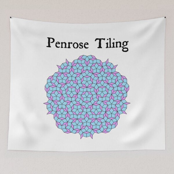 Item preview, Nerdy Vintage Penrose Tiling Science Teacher Black Text designed and sold by MathWare MathClips.