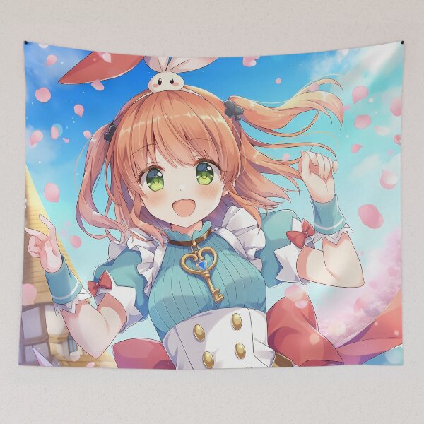 Item preview, Cheerful Rino Spring Adventure Princess Connect Game Anime Girl designed and sold by CarlosBender.