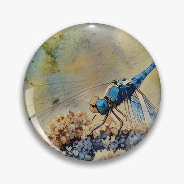 Item preview, Blue Dragonfly in Watercolor designed and sold by tomorrowsart.