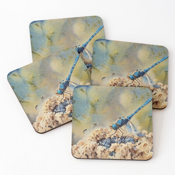 Item preview, Blue Dragonfly in Watercolor designed and sold by tomorrowsart.