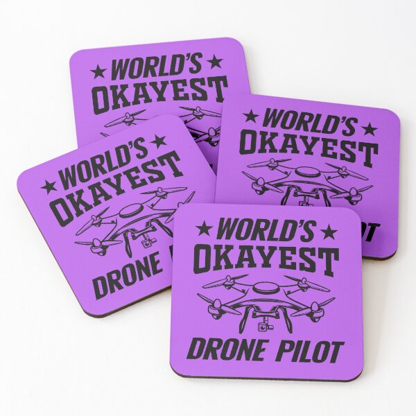 Item preview, . World's Okayest Drone Pilot. Funny Drone Pilot Quote designed and sold by DesignHouse07.