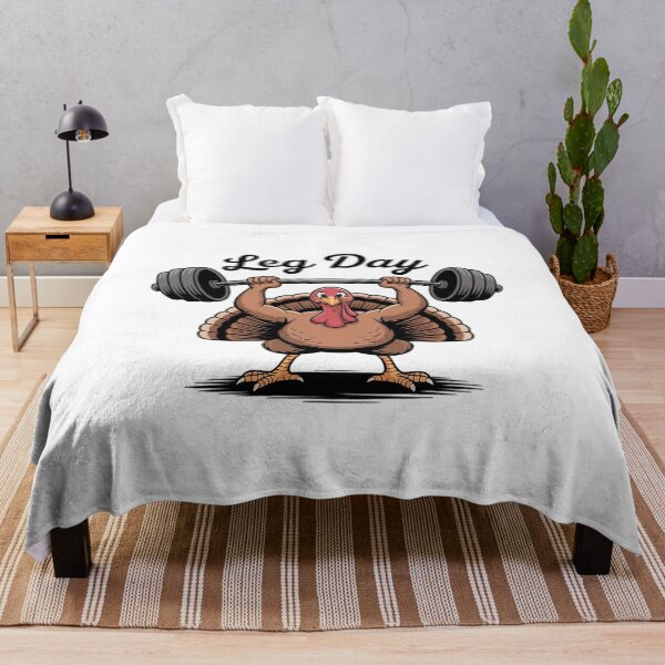 Item preview, Thanksgiving Gym Turkey Leg Workout Tee For Dad Turkey Leg Day designed and sold by VladoZork.