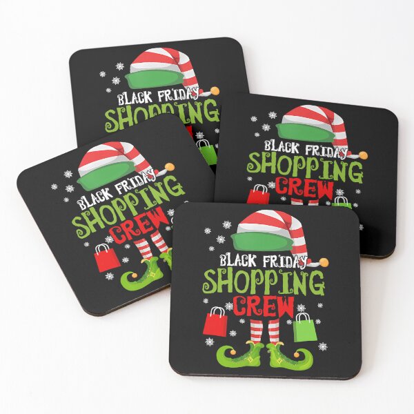 Item preview, Holiday Shopping Happy 2025 Friday Black Funny Christmas Sale designed and sold by Kraigsarina.