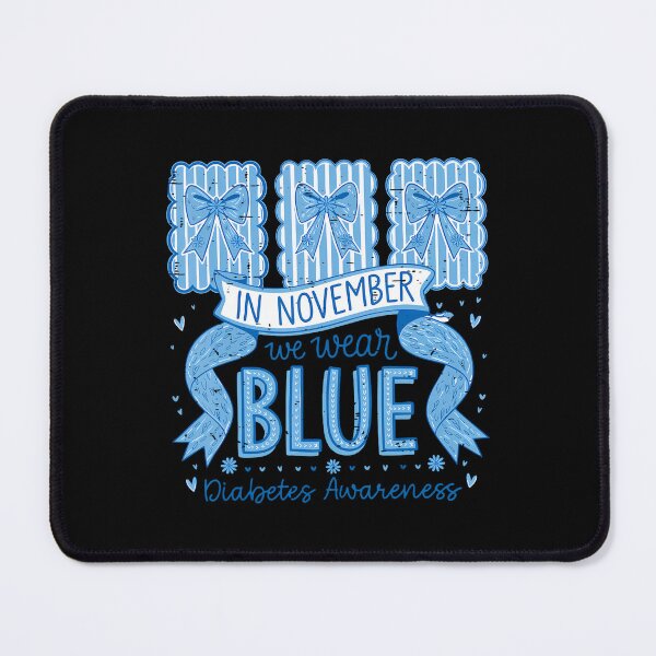 Item preview, Blue Bow Vintage Style November Quote Support Month designed and sold by Williammarger.