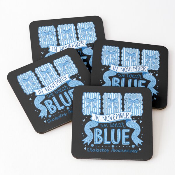Item preview, Blue Bow Vintage Style November Quote Support Month designed and sold by Williammarger.
