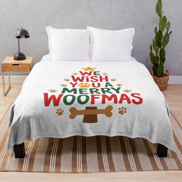Item preview, WE WiSH YOU A MERRY WOOFMAS CHRISTMAS TREE designed and sold by VladoZork.
