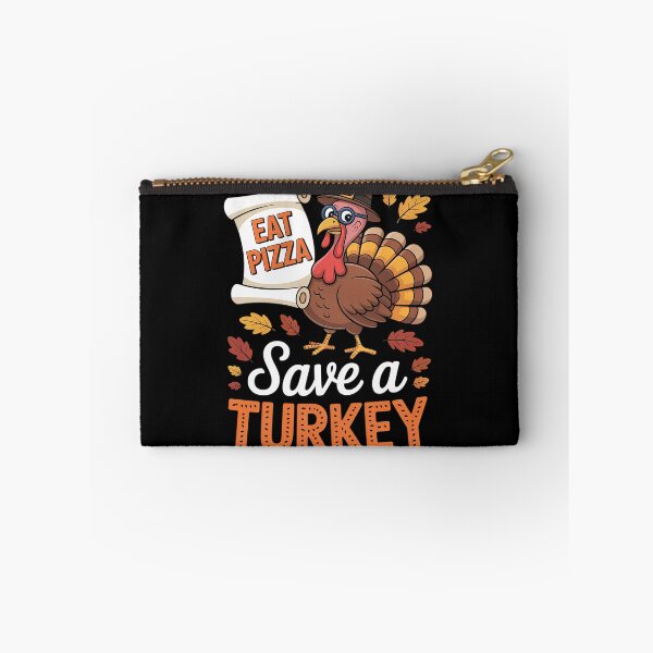 Item preview, Thanksgiving Save Turkey Eat Pizza Funny Fall Men Kids Women designed and sold by VladoZork.