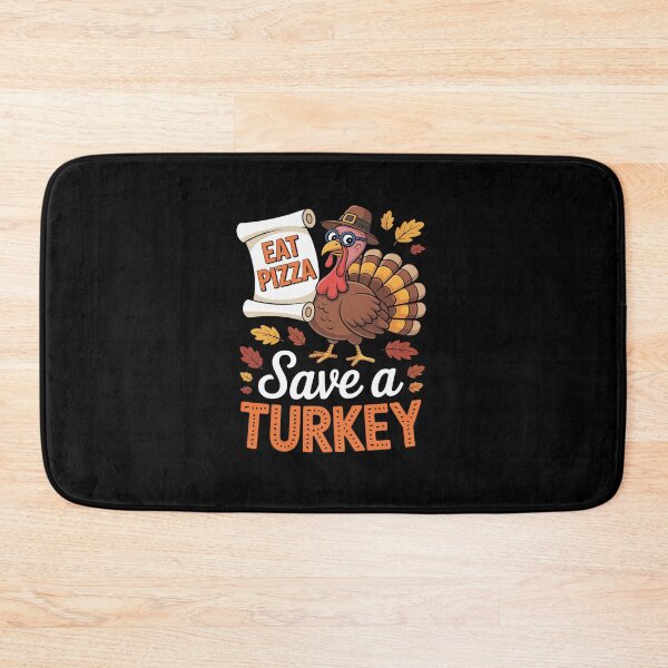 Item preview, Thanksgiving Save Turkey Eat Pizza Funny Fall Men Kids Women designed and sold by VladoZork.