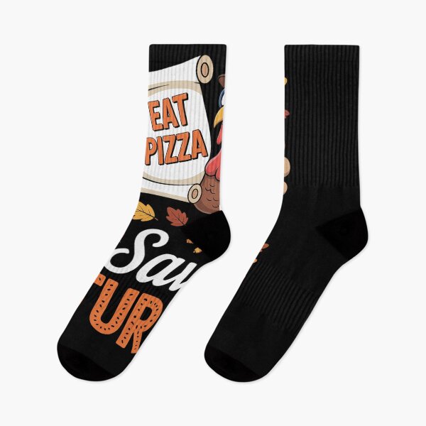Item preview, Thanksgiving Save Turkey Eat Pizza Funny Fall Men Kids Women designed and sold by VladoZork.