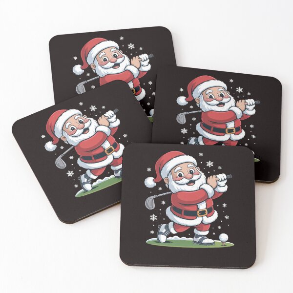 Item preview, Funny Golfing Santa Christmas Winter Sports Holiday Design designed and sold by MagicSD Designs.