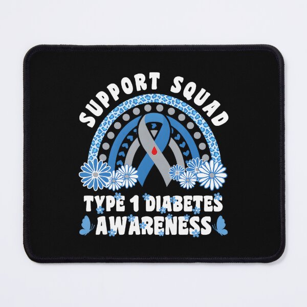 Item preview, to T1D, support, provide of blue, They the patients managing unite symbol disease. color assistance, help moral information, in the under show and share this designed and sold by Rackaam777Art.