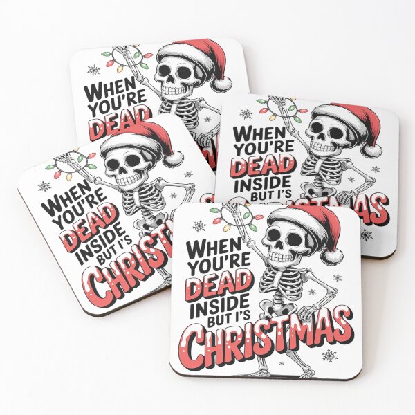 Item preview, WHEN YOU'RE DEAD INSIDE BUT I'S CHRISTMAS designed and sold by VladoZork.
