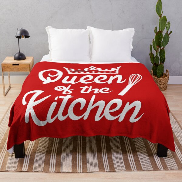 Item preview, Queen Of The Kitchen, Funny kitchen quote, cooking quote, gift for mom Design designed and sold by DesignHouse07.