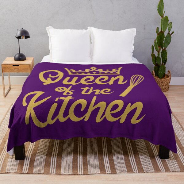 Item preview, Queen Of The Kitchen, Funny kitchen quote, cooking quote, gift for mom Design designed and sold by DesignHouse07.
