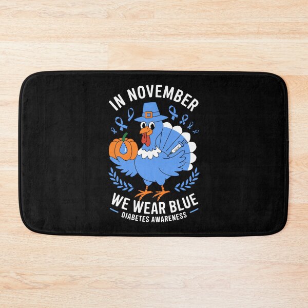 Item preview, Blue Style Support November Quote Vintage Bow Month designed and sold by Williammarger.