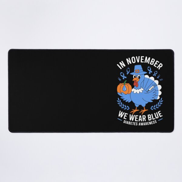 Item preview, Blue Style Support November Quote Vintage Bow Month designed and sold by Williammarger.