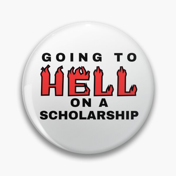 Item preview, GOING TO HELL ON A SCHOLARSHIP designed and sold by LydiaMerch.