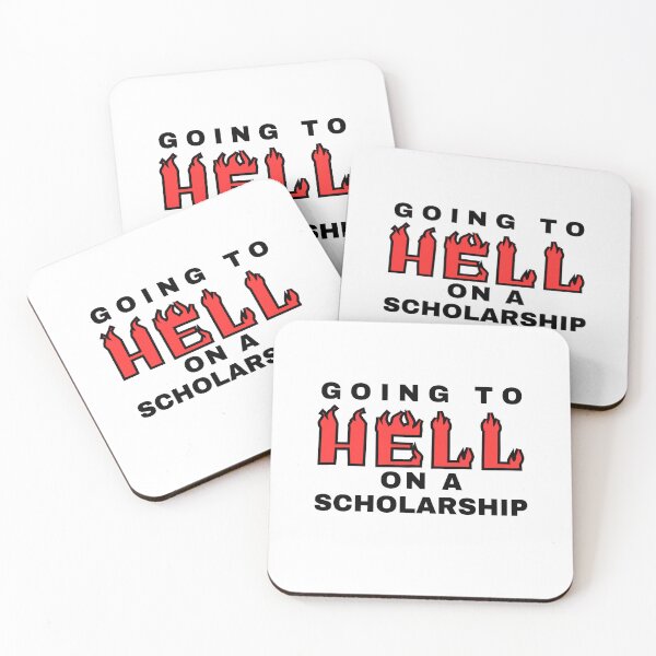 Item preview, GOING TO HELL ON A SCHOLARSHIP designed and sold by LydiaMerch.