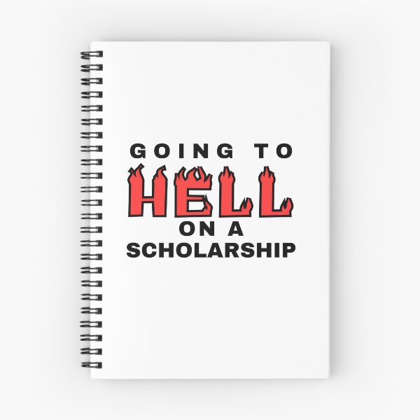 Item preview, GOING TO HELL ON A SCHOLARSHIP designed and sold by LydiaMerch.