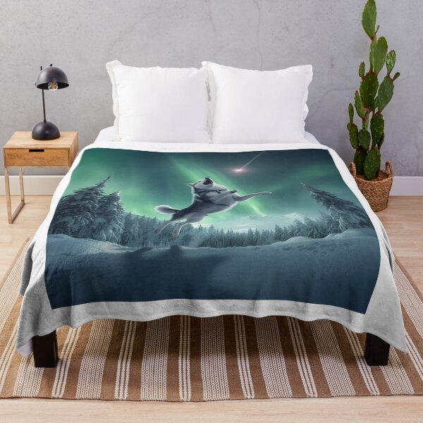 Item preview, Husky Dog with Shooting Star designed and sold by PetJoyPrintsCO.