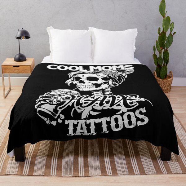 Item preview, Cool Moms Have Tattoos | Skull Mom with Coffee & Tattoos designed and sold by LarryMBrown.