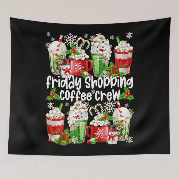 Item preview, Happy Shopping Black Sale Christmas Funny 2025 Holiday Friday designed and sold by Kraigsarina.