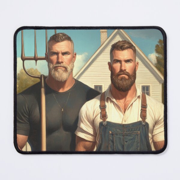 Item preview, Gay American Gothic designed and sold by BeautyofMasc.