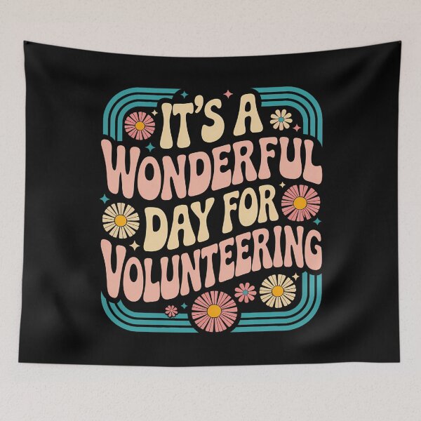 Item preview, It's A Wonderful Day For Volunteering Volunteer Appreciation designed and sold by PunkNation-Arts.